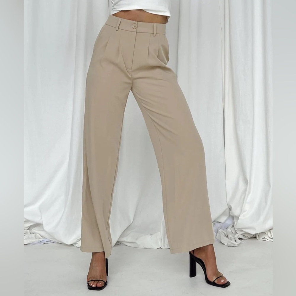 Princess Polly taupe archer pants